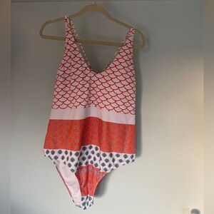 Plus size one piece swim suit, 2XL, cupshe